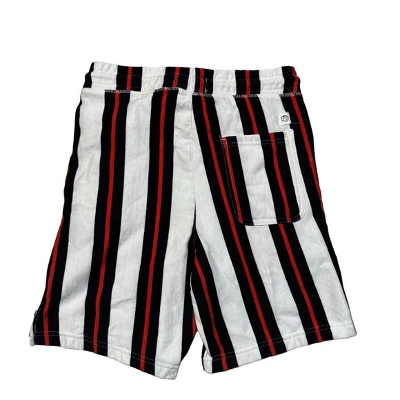 Free Planet Men's Striped Sweat Shorts Size Large - Picture 3 of 8